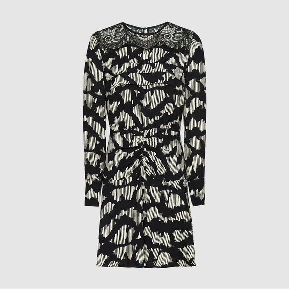 *SOLD* NWT REISS | Miya Lace Insert Mini Dress - Picture 5 of 5